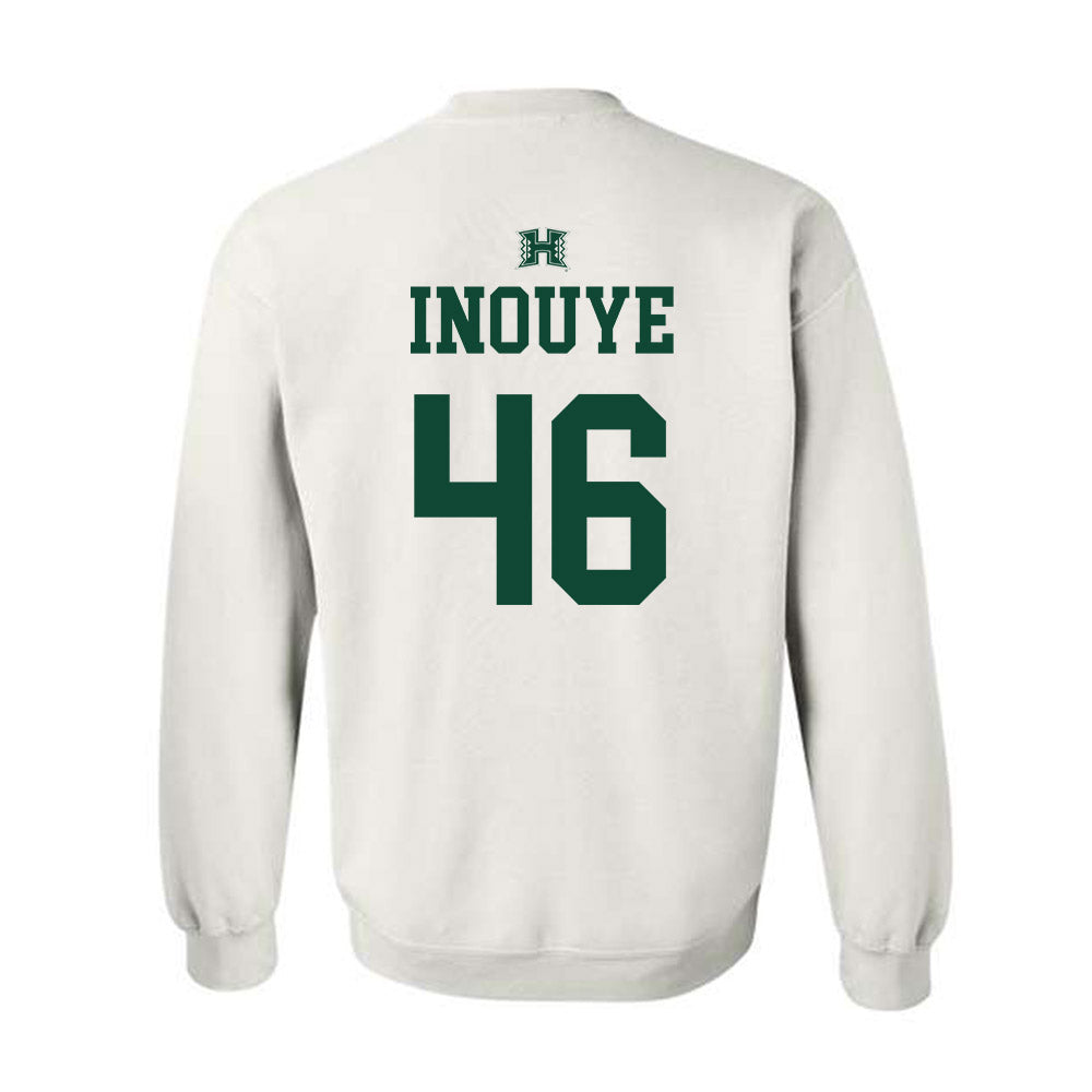 Hawaii - NCAA Baseball : Ryan Inouye - Sports Shersey Crewneck Sweatshirt-1