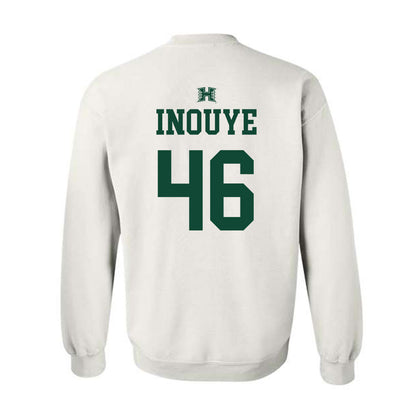 Hawaii - NCAA Baseball : Ryan Inouye - Sports Shersey Crewneck Sweatshirt-1