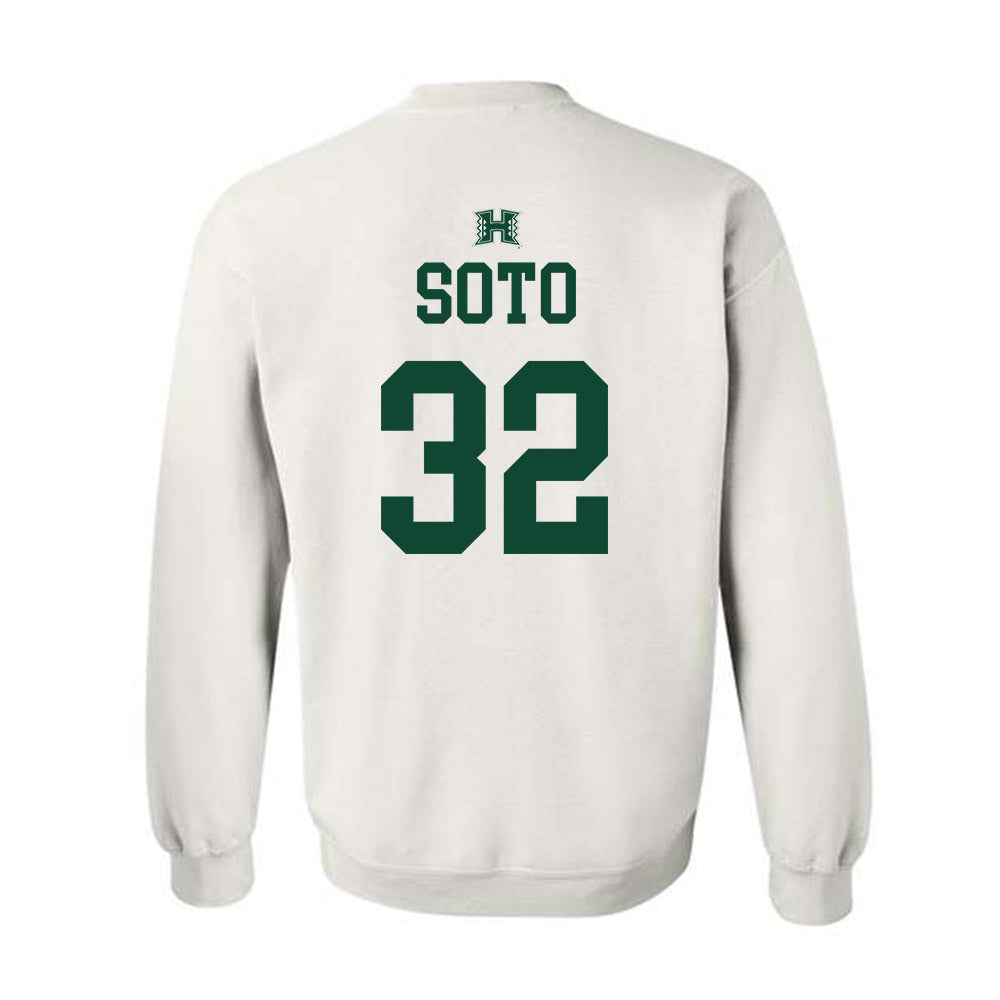 Hawaii - NCAA Baseball : Saul Soto - Sports Shersey Crewneck Sweatshirt-1