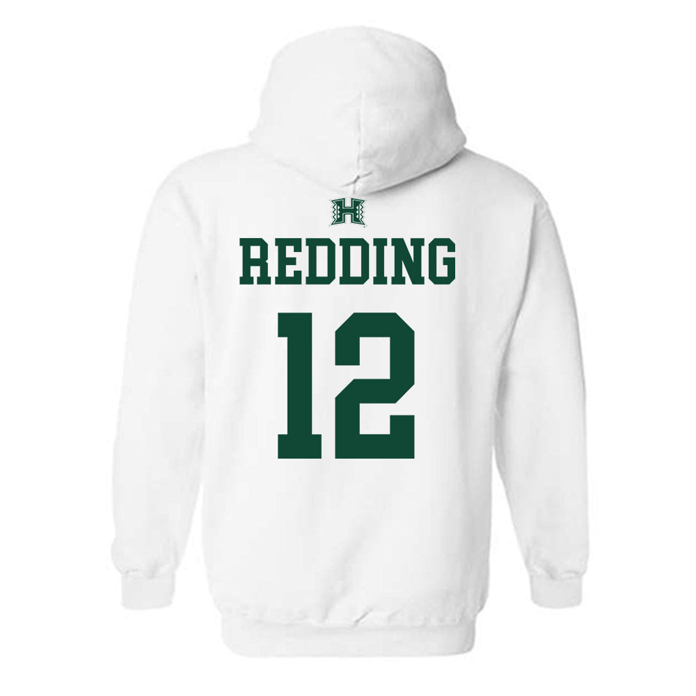 Hawaii - NCAA Baseball : Jake Redding - Sports Shersey Hooded Sweatshirt-1