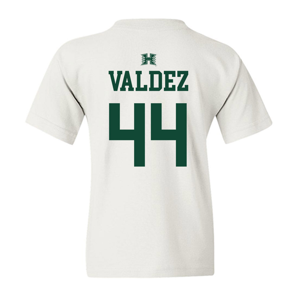 Hawaii - NCAA Baseball : Derek Valdez - Sports Shersey Youth T-Shirt-1