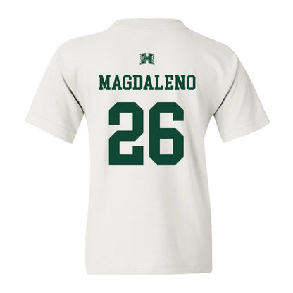 Hawaii - NCAA Baseball : Isaiah Magdaleno - Sports Shersey Youth T-Shirt-1