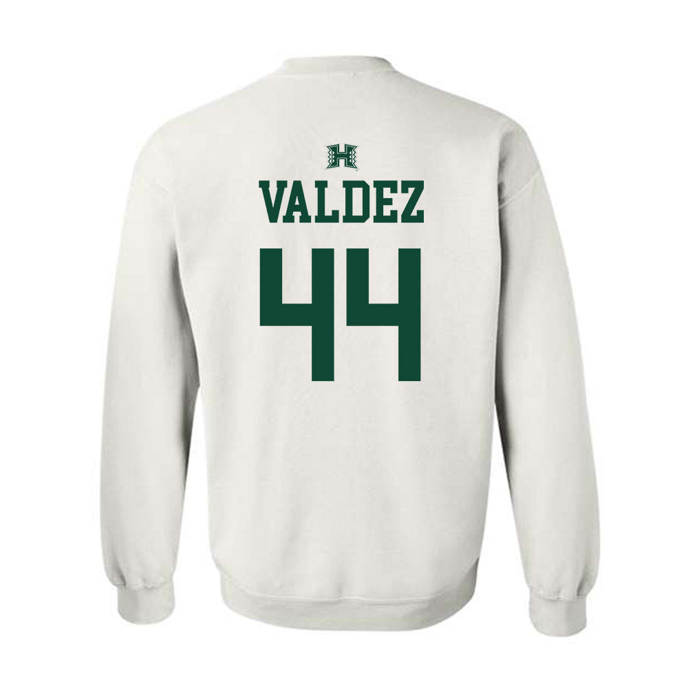 Hawaii - NCAA Baseball : Derek Valdez - Sports Shersey Crewneck Sweatshirt-1