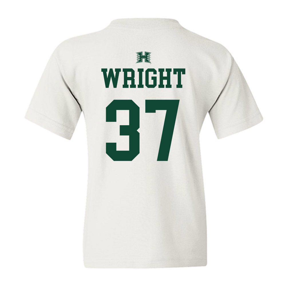 Hawaii - NCAA Baseball : Gabe Wright - Sports Shersey Youth T-Shirt-1