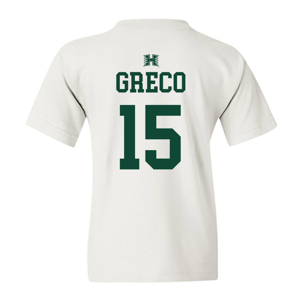 Hawaii - NCAA Baseball : Garrett Greco - Sports Shersey Youth T-Shirt-1
