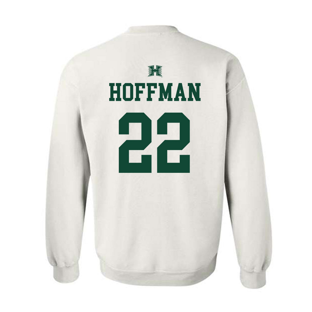 Hawaii - NCAA Baseball : Christian Hoffman - Sports Shersey Crewneck Sweatshirt-1