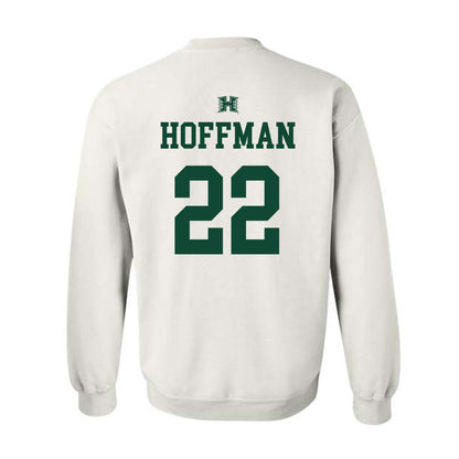 Hawaii - NCAA Baseball : Christian Hoffman - Sports Shersey Crewneck Sweatshirt-1