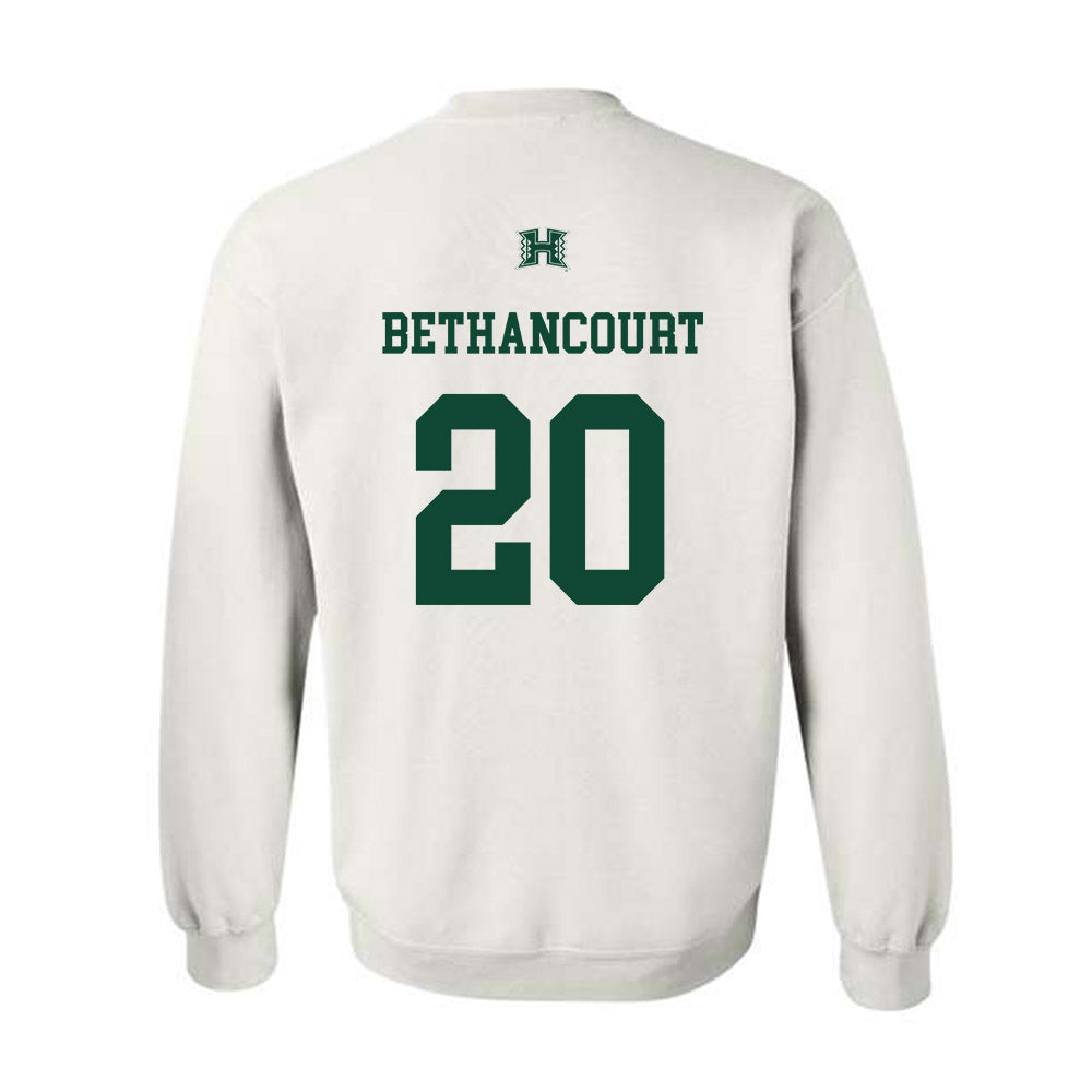 Hawaii - NCAA Baseball : Tino Bethancourt - Sports Shersey Crewneck Sweatshirt-1