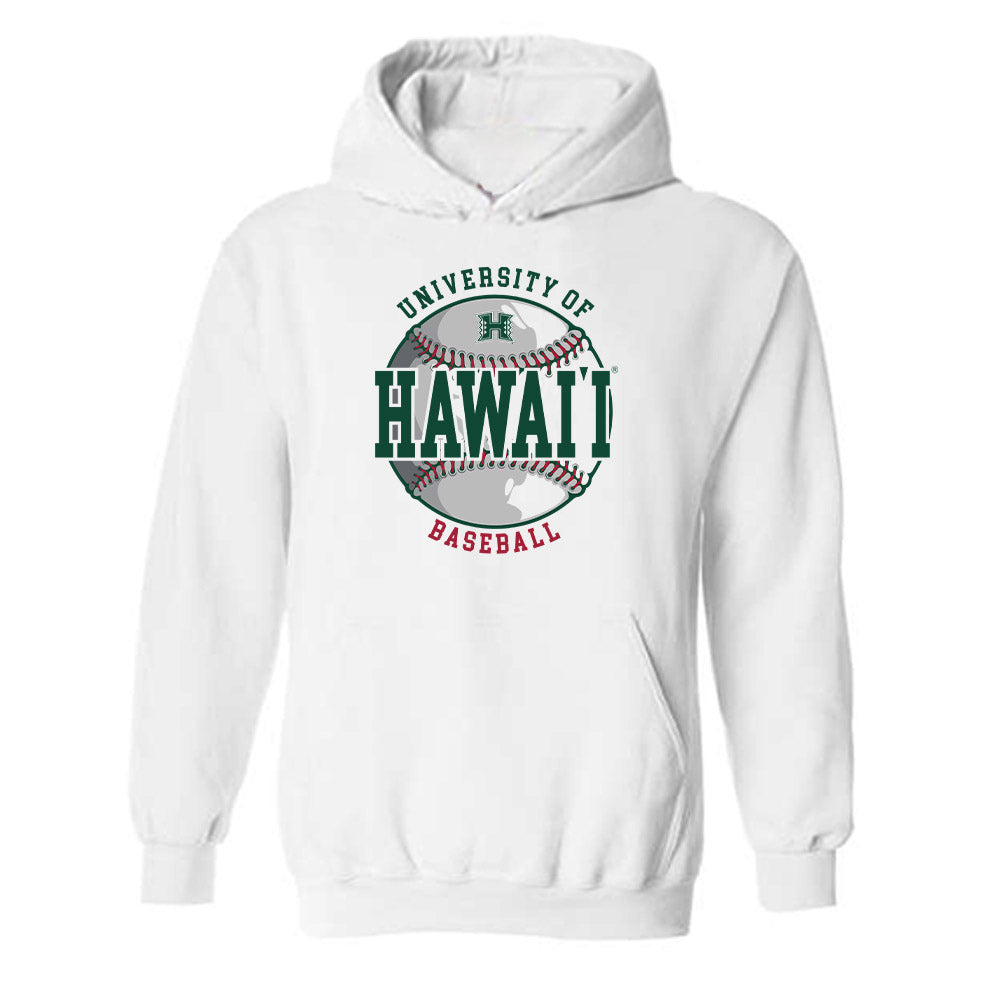 Hawaii - NCAA Baseball : Derek Valdez - Sports Shersey Hooded Sweatshirt-0