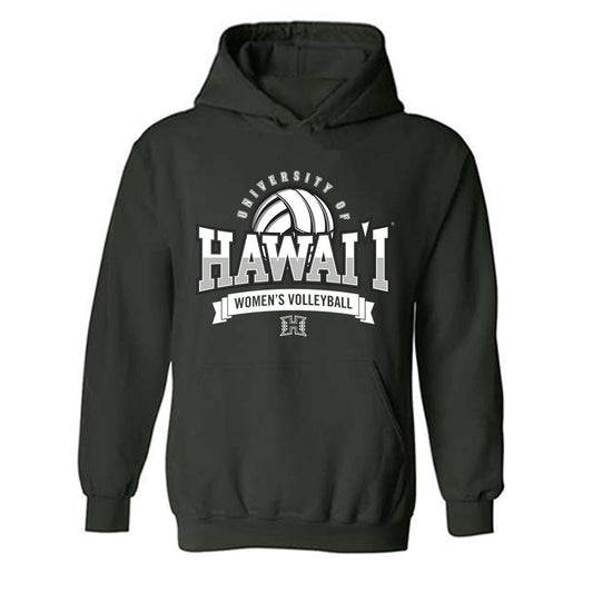 Hawaii - NCAA Women's Volleyball : Panna Ratkai - Classic Shersey Hooded Sweatshirt-0