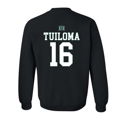 Hawaii - NCAA Softball : Kayara Tuiloma - Sports Shersey Crewneck Sweatshirt-1