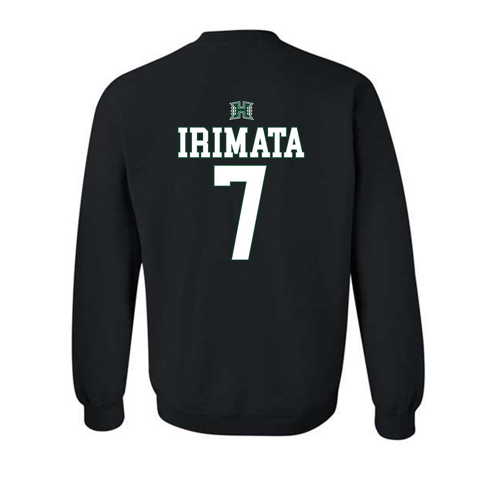 Hawaii - NCAA Softball : Taryn Irimata - Sports Shersey Crewneck Sweatshirt-1