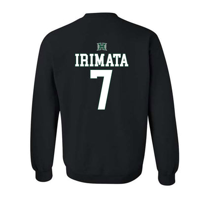 Hawaii - NCAA Softball : Taryn Irimata - Sports Shersey Crewneck Sweatshirt-1