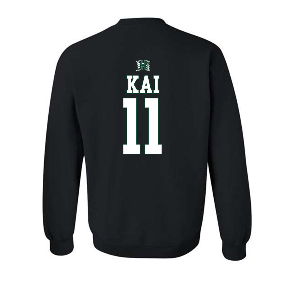 Hawaii - NCAA Softball : Keely Kai - Sports Shersey Crewneck Sweatshirt-1