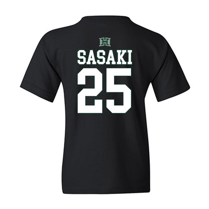 Hawaii - NCAA Softball : Abby Sasaki - Sports Shersey Youth T-Shirt-1