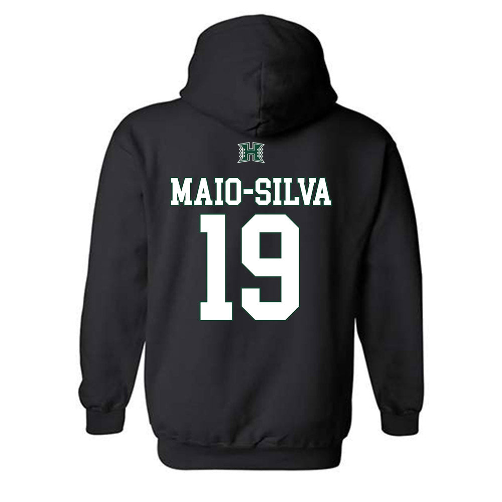 Hawaii - NCAA Softball : Briana Maio-Silva - Sports Shersey Hooded Sweatshirt-1