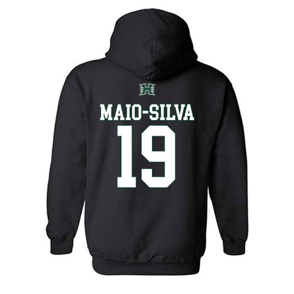 Hawaii - NCAA Softball : Briana Maio-Silva - Sports Shersey Hooded Sweatshirt-1