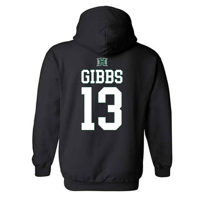 Hawaii - NCAA Softball : Maycen Gibbs - Sports Shersey Hooded Sweatshirt-1