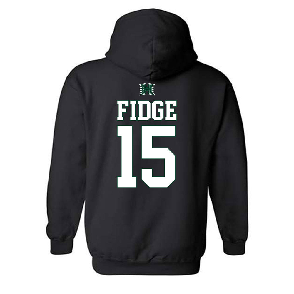 Hawaii - NCAA Softball : Millie Fidge - Sports Shersey Hooded Sweatshirt-1