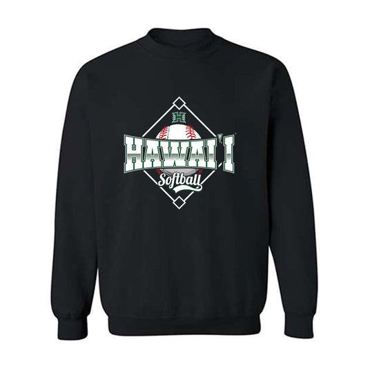 Hawaii - NCAA Softball : Keely Kai - Sports Shersey Crewneck Sweatshirt-0