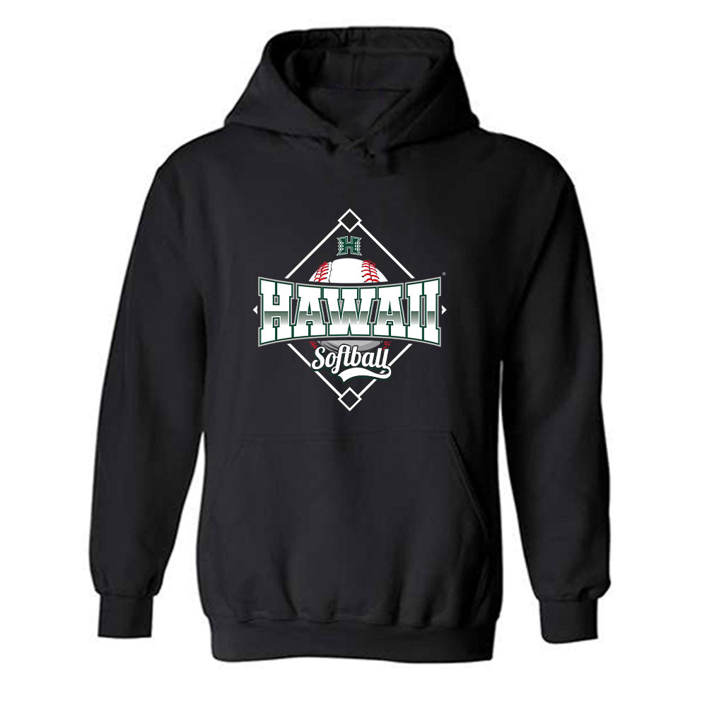Hawaii - NCAA Softball : Maryn Macneil - Sports Shersey Hooded Sweatshirt-0