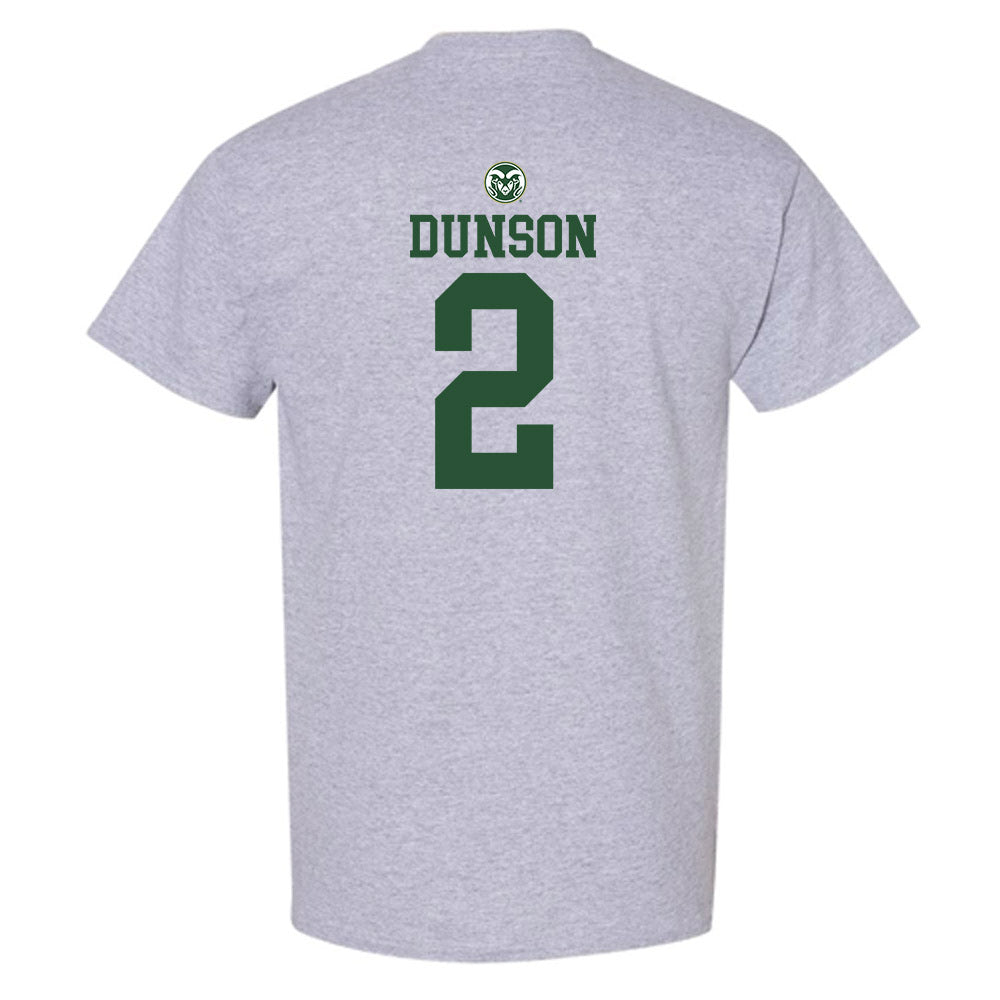 Colorado State - NCAA Men's Basketball : Pops Dunson - T-Shirt-1