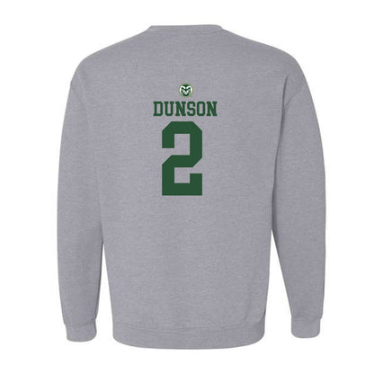 Colorado State - NCAA Men's Basketball : Pops Dunson - Crewneck Sweatshirt-1