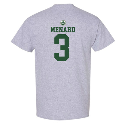 Colorado State - NCAA Men's Basketball : Justin Menard - T-Shirt-1