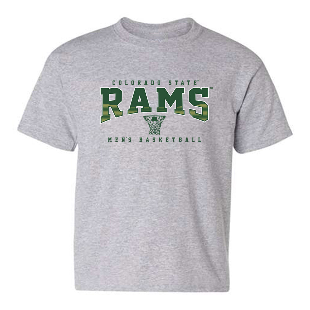 Colorado State - NCAA Men's Basketball : Charlie Dortch - Youth T-Shirt-0