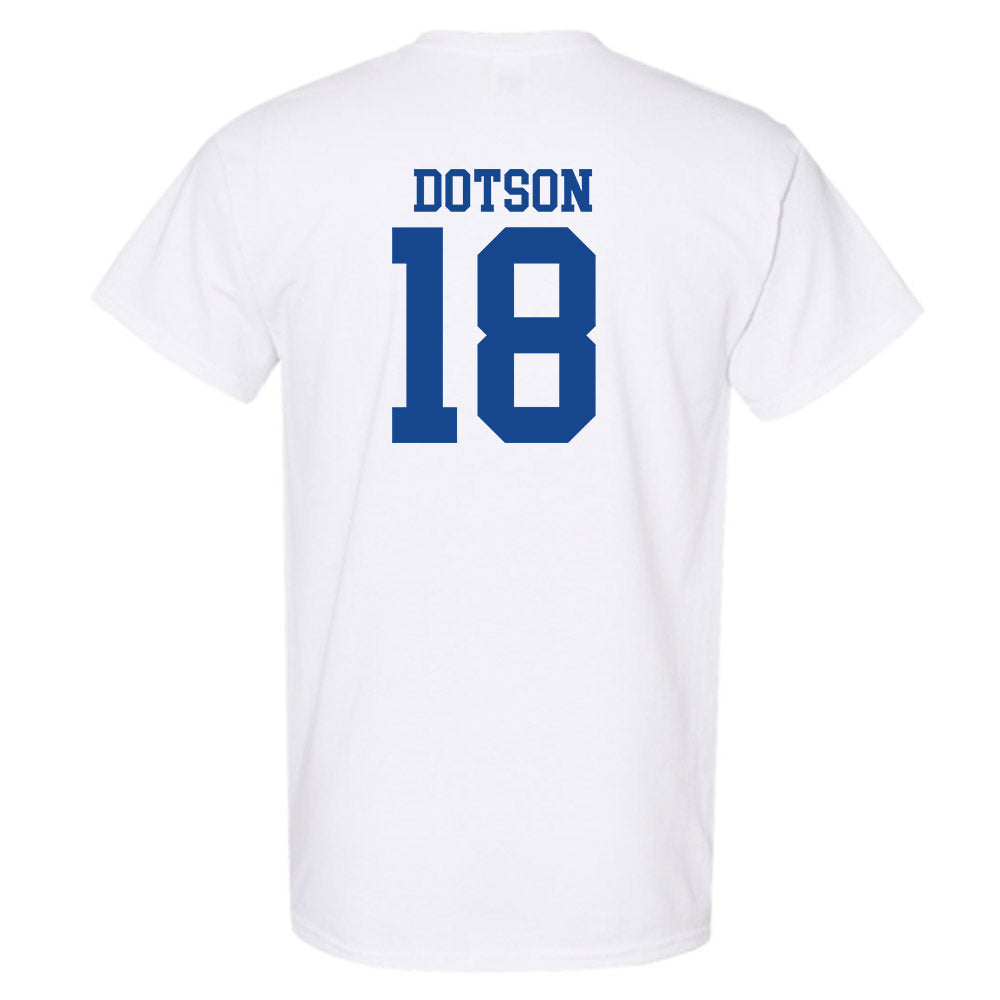 SMU - NCAA Football : KD Dotson - White T-Shirt-1