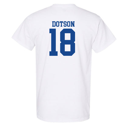 SMU - NCAA Football : KD Dotson - White T-Shirt-1