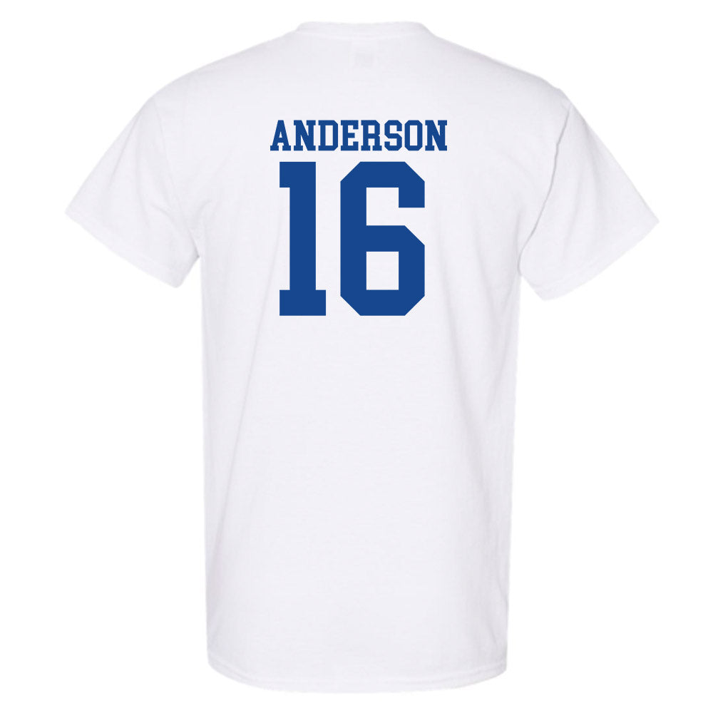 SMU - NCAA Football : Jakai Anderson - White T-Shirt-1