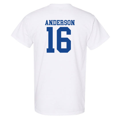 SMU - NCAA Football : Jakai Anderson - White T-Shirt-1