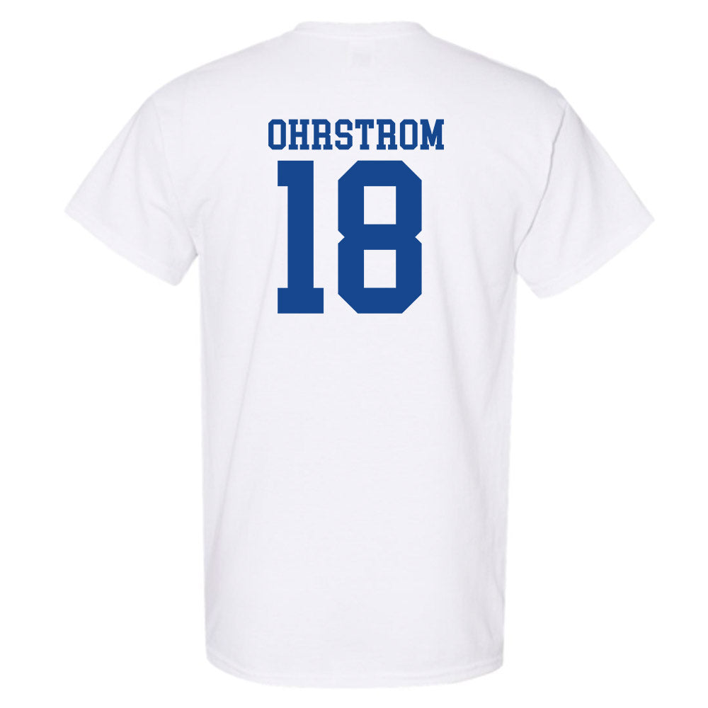 SMU - NCAA Football : Theodor Ohrstrom - White T-Shirt-1