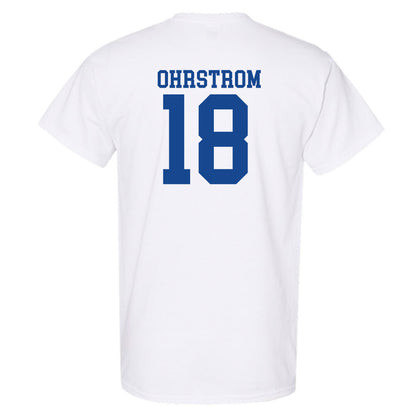 SMU - NCAA Football : Theodor Ohrstrom - White T-Shirt-1