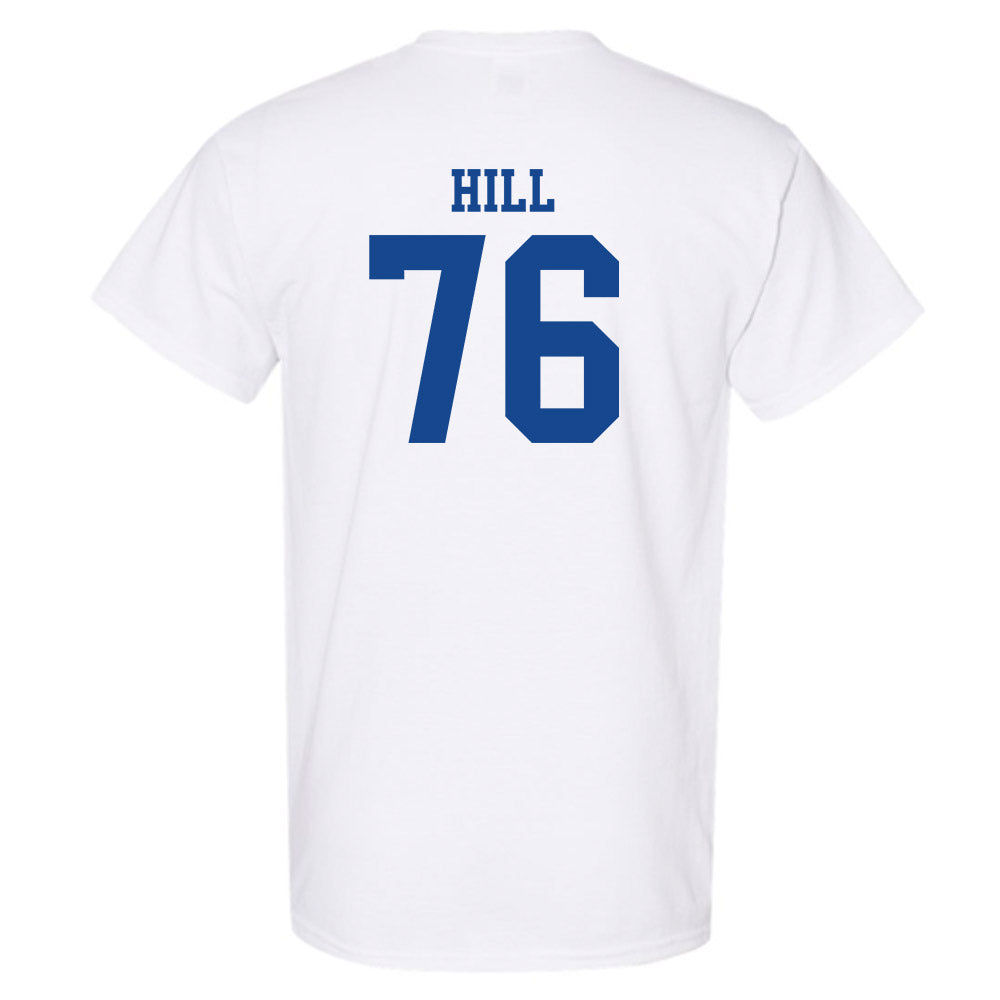 SMU - NCAA Football : Drew Hill - White T-Shirt-1