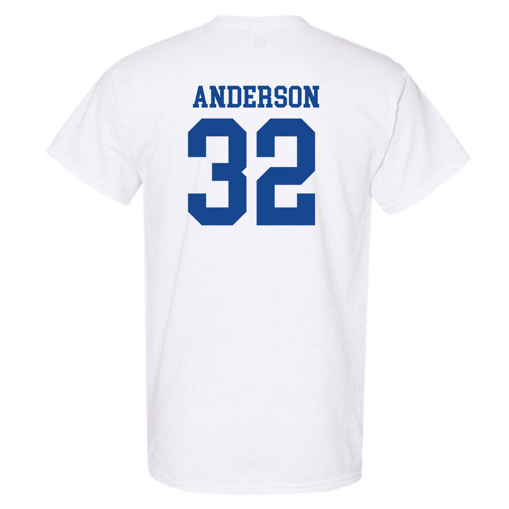 SMU - NCAA Football : Jamal Anderson - White T-Shirt-1