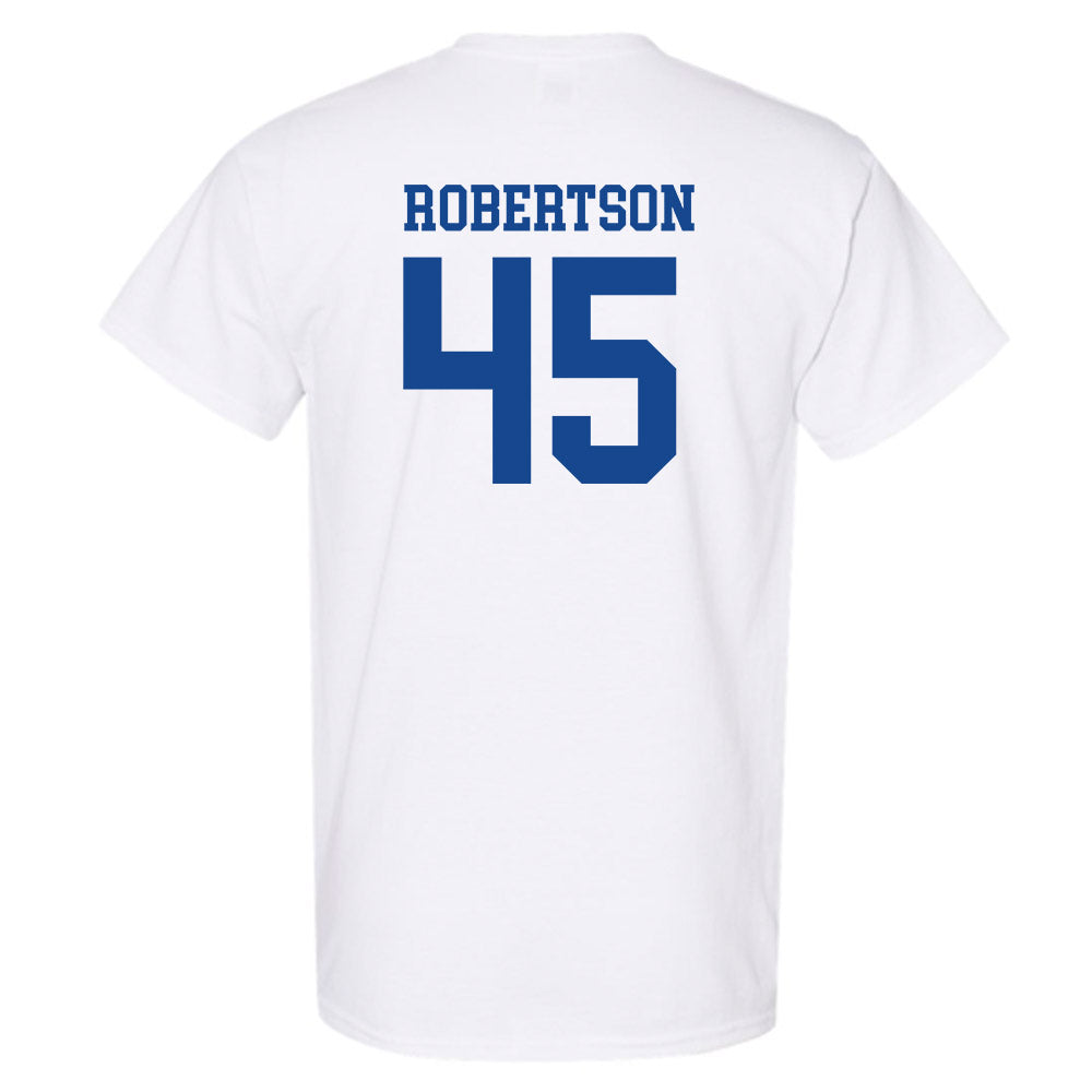 SMU - NCAA Football : Isaiah Robertson - White T-Shirt-1