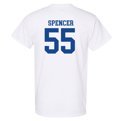 SMU - NCAA Football : Woo Spencer - White T-Shirt-1
