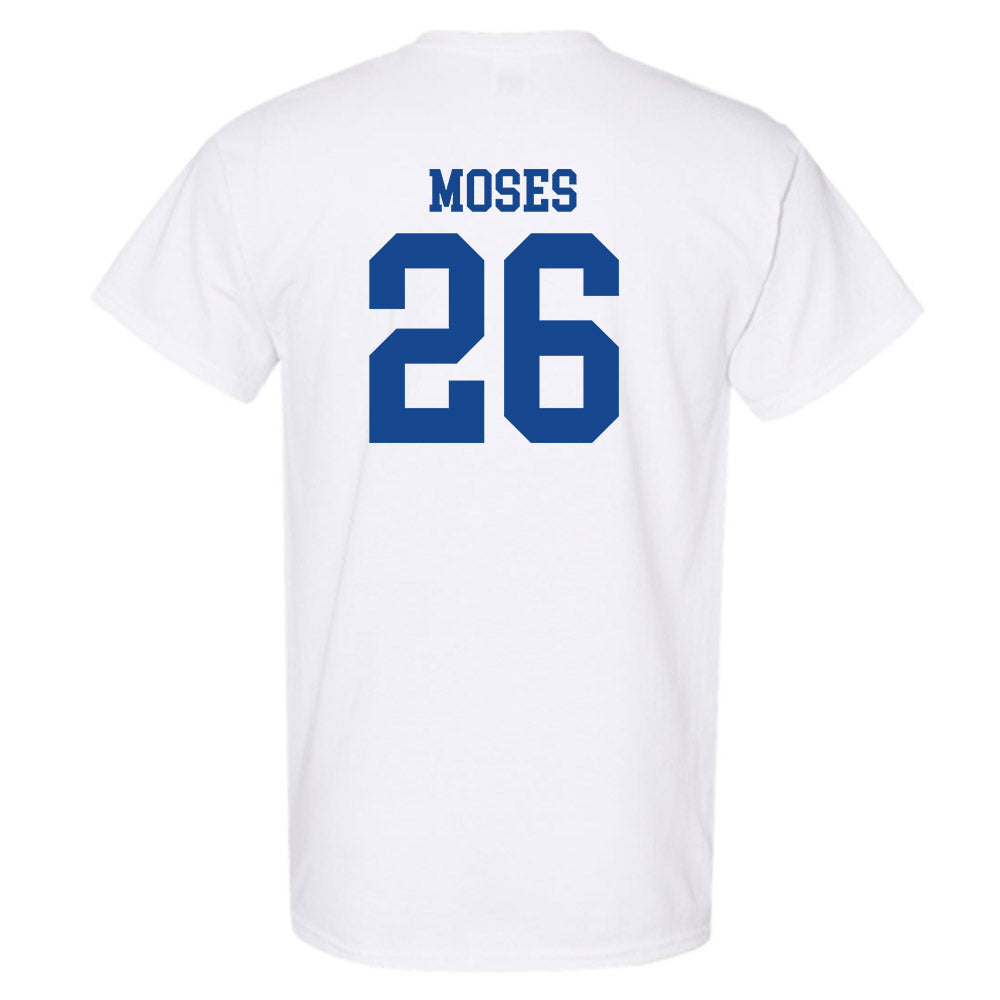 SMU - NCAA Football : Jaylen Moses - White T-Shirt-1