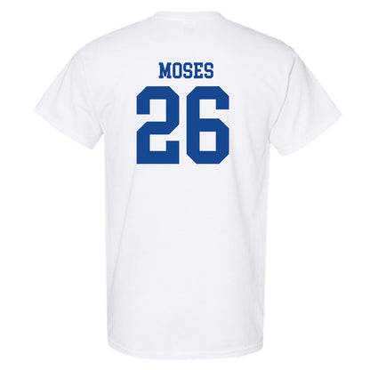 SMU - NCAA Football : Jaylen Moses - White T-Shirt-1