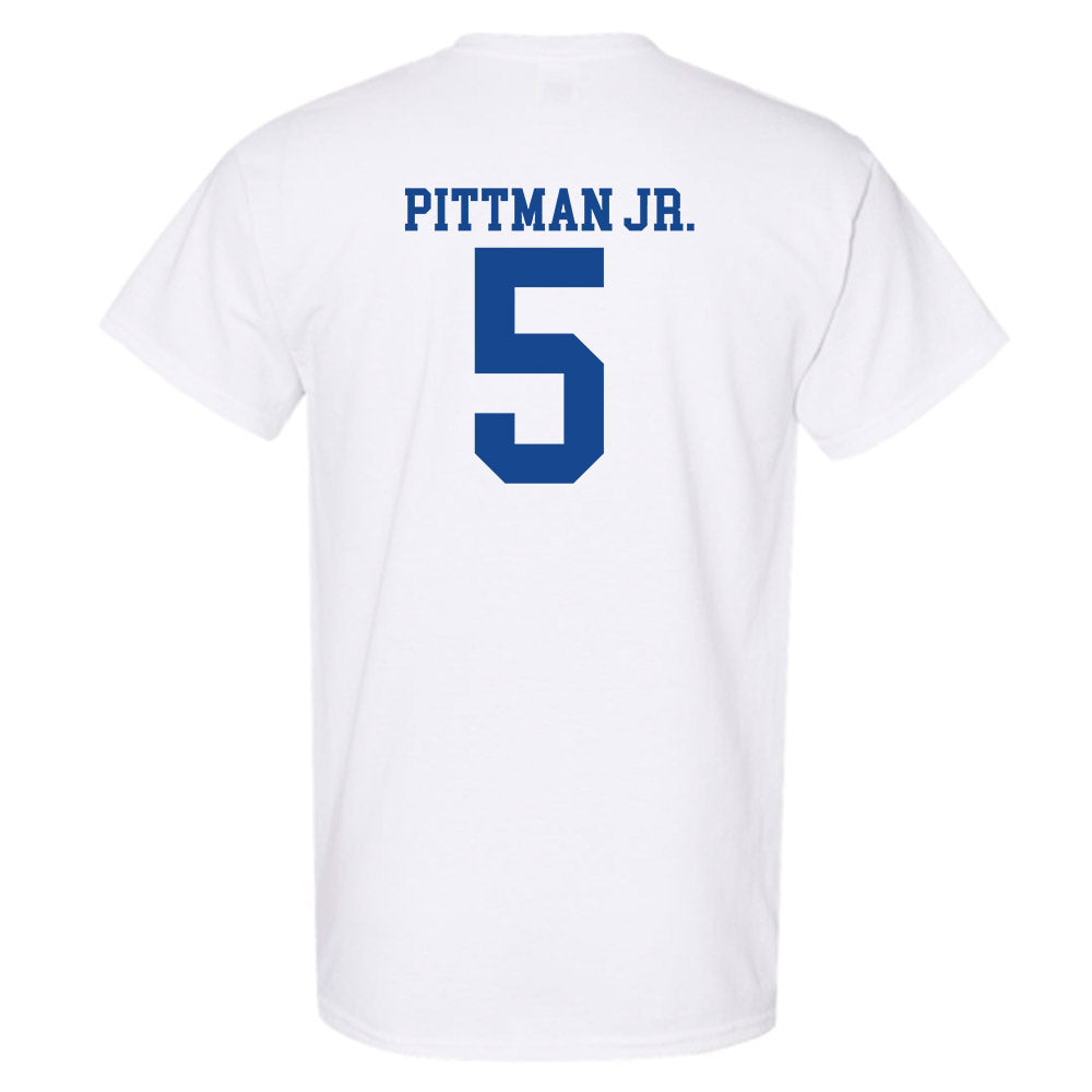 SMU - NCAA Football : Randy Pittman Jr. - White T-Shirt-1