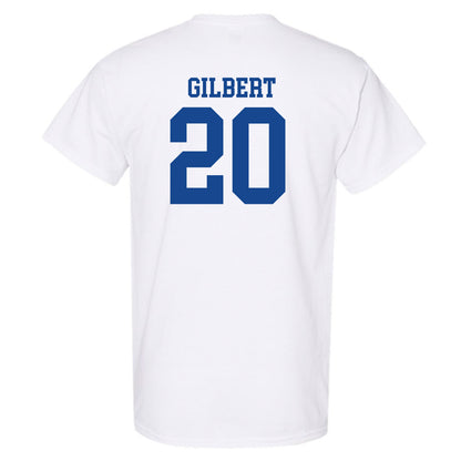 SMU - NCAA Football : Deuce Gilbert - White T-Shirt-1