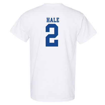 SMU - NCAA Football : Jalen Hale - White T-Shirt-1