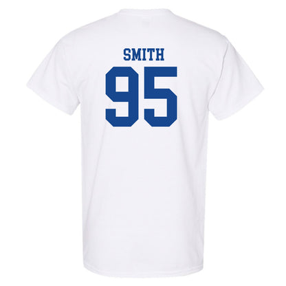 SMU - NCAA Football : Wyatt Smith - White T-Shirt-1