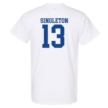 SMU - NCAA Football : Daylon Singleton - White T-Shirt-1