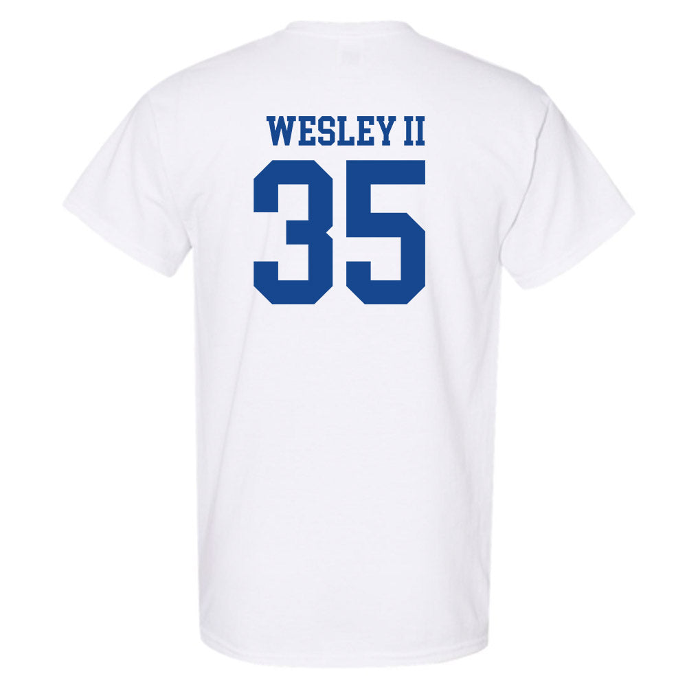 SMU - NCAA Football : Dante Wesley II - White T-Shirt-1
