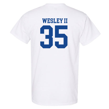SMU - NCAA Football : Dante Wesley II - White T-Shirt-1