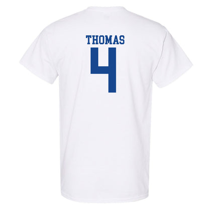 SMU - NCAA Football : Jayvon Thomas - White T-Shirt-1