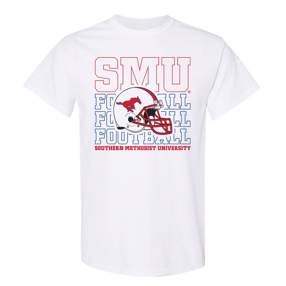 SMU - NCAA Football : Carterrious Brown - White T-Shirt-0